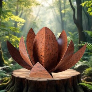 Exclusieve Urn - Lotus Groot RVS