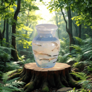 Mini Urn - Vliegende Meeuwen