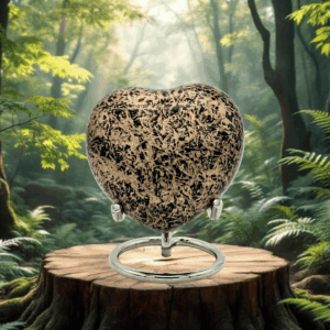 Hart Urn - Goudkleurige Oase 14080H