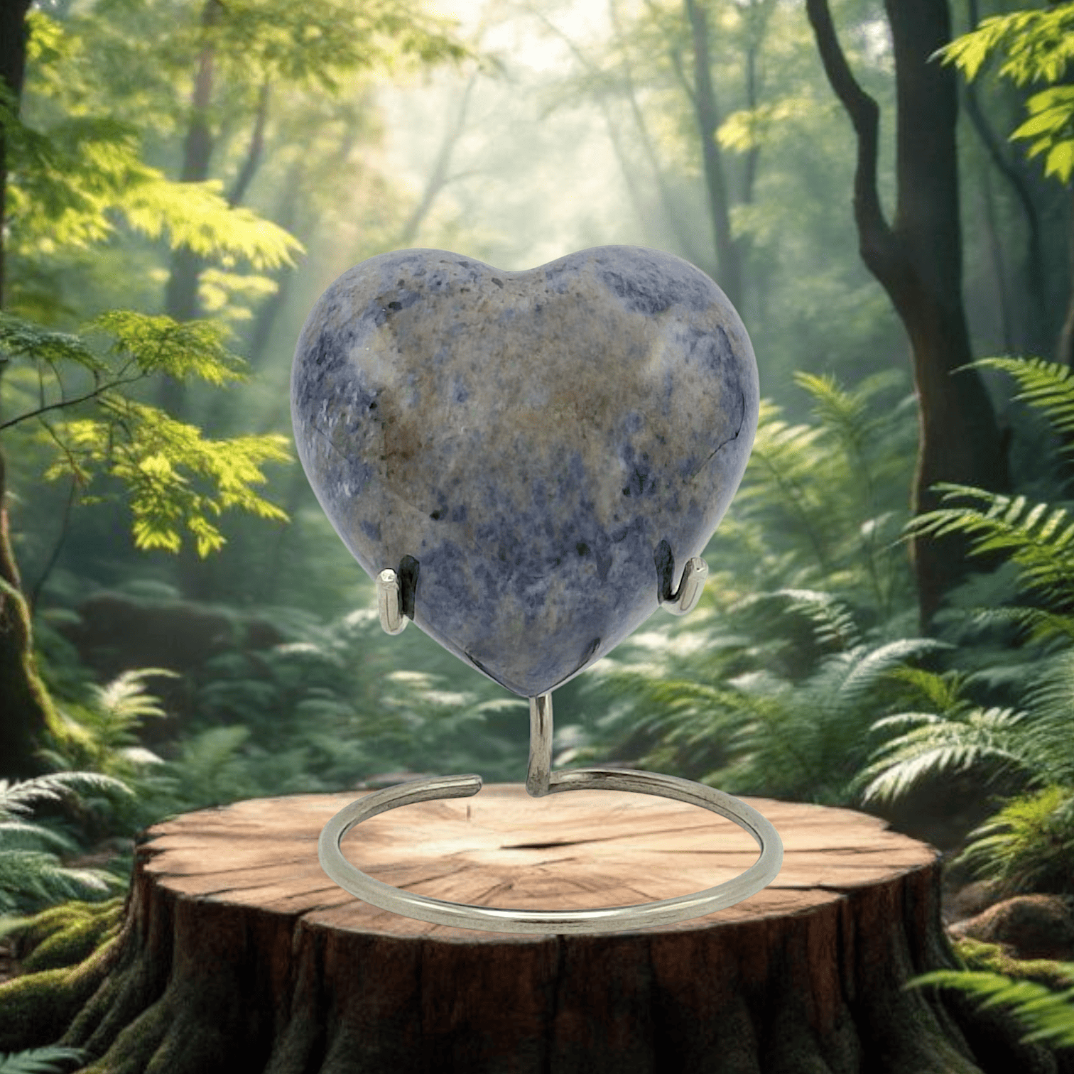 Heart Urn - Stone Marble 74217H Luxe